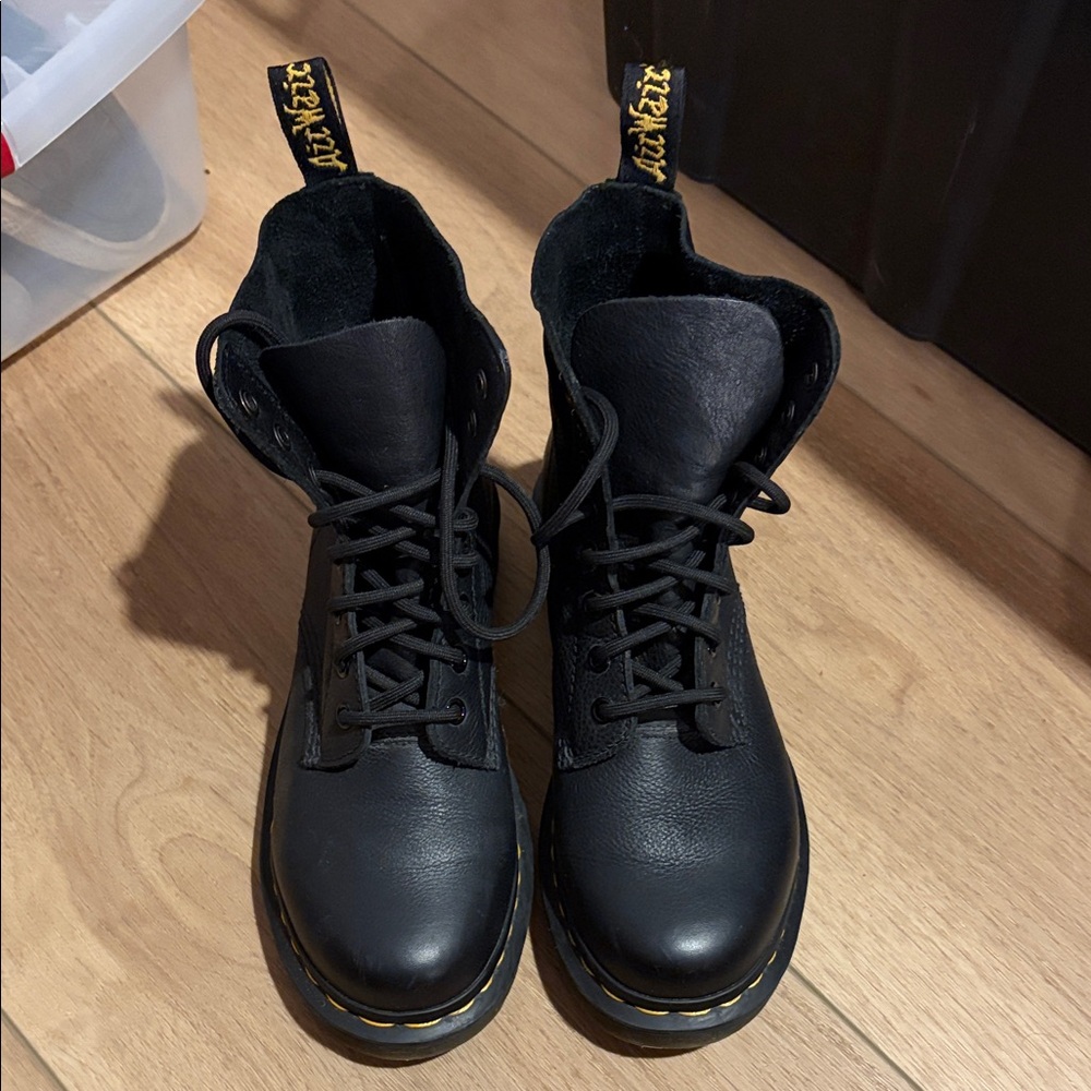 Dr. Martens Black Lace-Up Boots